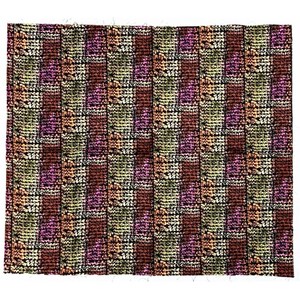 Tissu géométrique coloré d'automne Ruby Balais SSI pour patchwork, couture et loisirs créatifs, 45,7 cm x 53,3 cm