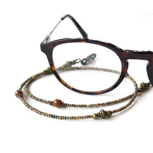 Glasses chain / beaded eyeglass lanyard / eyeglass necklace / glasses keeper / beaded lanyard for glasses