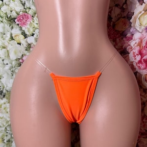 Exotic Dancewear - Invisible String Thong - Sculpting Shine, For Strippers, Bottle Girls, Pole Dancing
