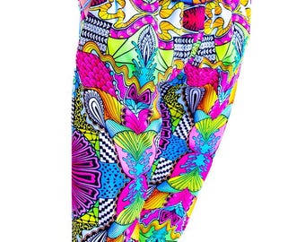 Meli  tracksuit bottoms / pants. Psychedelic, Festival, rainbow, hippie, trippy. Sophie nina
