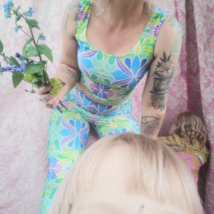 Pastel crop top festival boho hippie yoga rave.