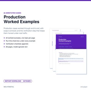 Guía para desarrolladores de IA / 22 casos de producción comentados con contratos y comprobaciones de resultados / PDF imprimible