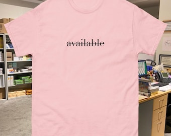 Available T-Shirt, Funny Introvert & Boundary Humor Tee