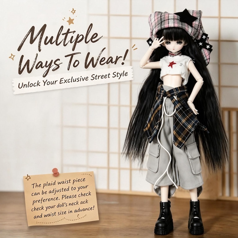 1/6 Scale BJD Doll Clothes, Pastoral Style Outfit (for 30cm Doll) - Etsy