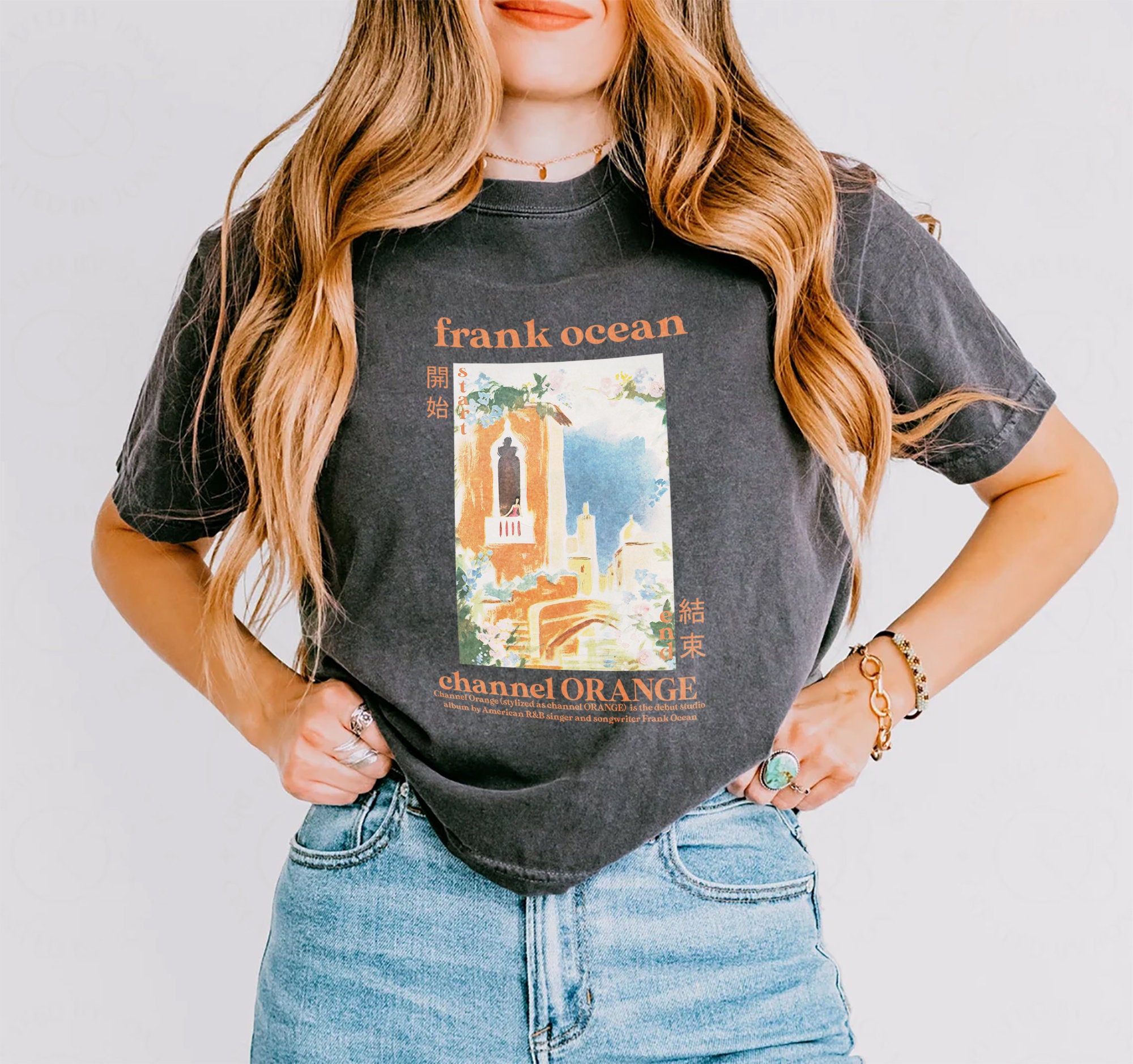 Channel Orange Crop Top, Frank Shirt, Y2k T-shirt, Gift For Her