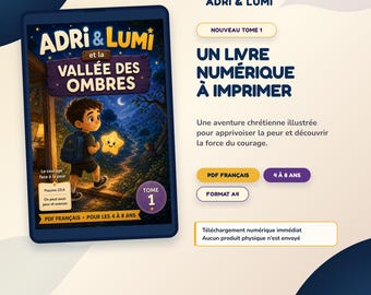Adri et Lumi la Vallée des Ombres — la peur et le courage.