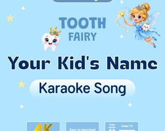 Tooth Fairy Karaoke Video for Kids | Custom Name Tooth Song