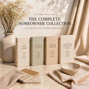 Homeowner Planner Bundle | Home Binder, Maintenance Planner, Moving Checklist & House Renovation