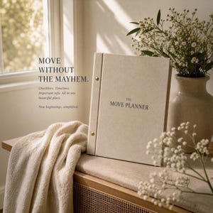 Moving Planner Printable | Packing Checklist, Moving Budget, Home Inventory & Address Change