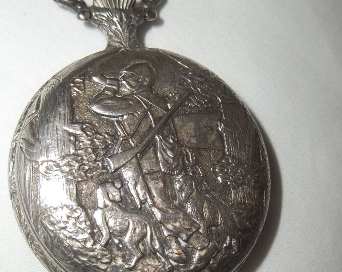 Marcel Silver Pocket Watch 17 Jewels Swiss Made Etsy