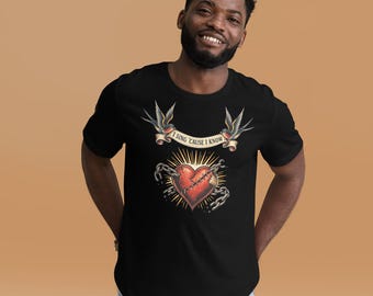 I Sing ’Cause I Know Christian Shirt | Tattoo-Inspired Faith Wearable Art