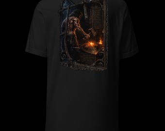 The Armorer Christian Shirt | Forged by His Word Cinematic Faith Wearable Art