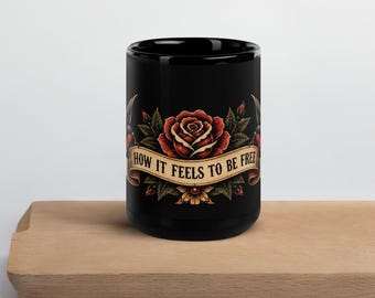 How It Feels to Be Free – Ceramic Mug | Christian Faith Coffee Cup | Heine Designs