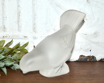 希少‼️Lalique クリスタル皿 女性の顔 鳥 Lalique Bird | eBay
