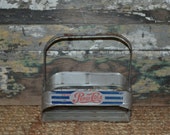 Pepsi Cola Metal Six Pack Holder Carrier Bottle Holder Pop Advertising