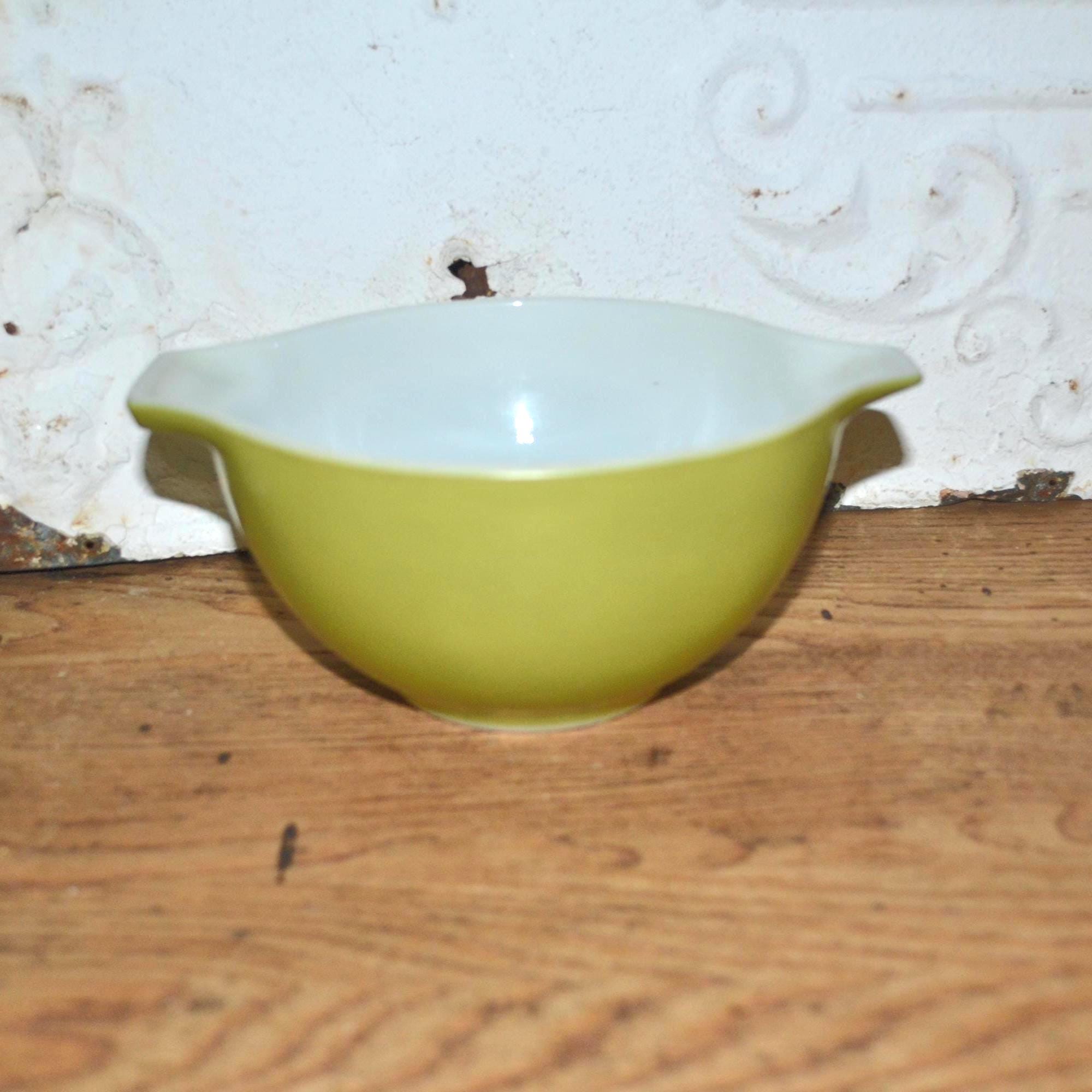 PYREX Compatibles 943-4 ビンテージ 70s Pyrex Verde Square Mixing Bowl Set of 4 Green Pyrex 70s Kitchen - Etsy