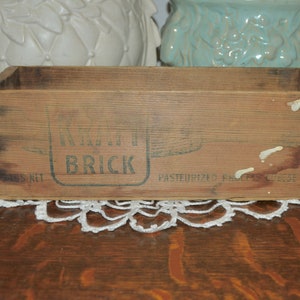 Kraft Cheese Box Primitive Box Kitchen Decor