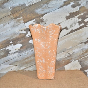 Shawnee Pink Cameo Ware Vase ~ Splatter Pottery