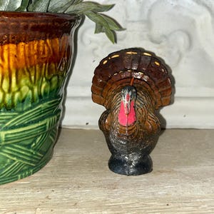 Vintage Gurley Turkey Candle Thanksgiving Decor Holiday Tablescape