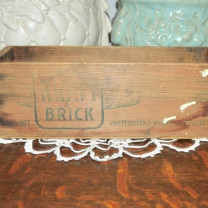 Kraft Cheese Box Primitive Box Kitchen Decor