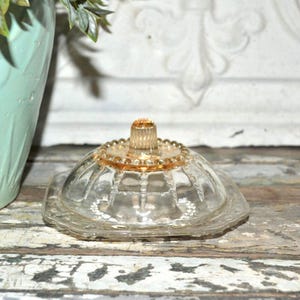 Federal Columbia Dome Round Butter Dish Cheese Dish