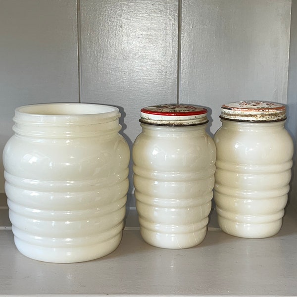 Fire King Grease Jar Etsy