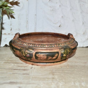 Roseville Florentine Console Bulb Bowl Planter Vintage Pottery