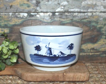 Delft Blauw Holland Blue Bowl Planter