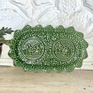 Bordallo Pinheiro Rabbit Bunny Plate Portugal