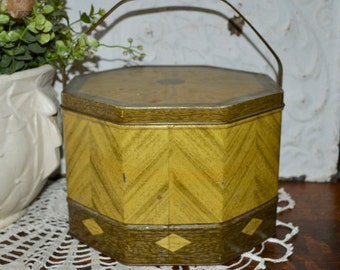 Loose Wiles Sunshine Biscuit Basket Metal Container