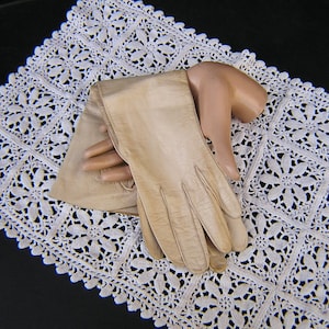 Vintage Real French Kid Leather Gloves