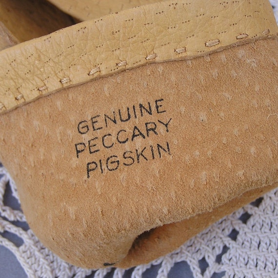 Vintage Ladies' Alexette Genuine Peccary Pigskin … - image 5