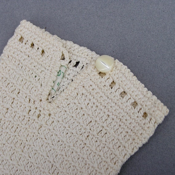 Vintage Crochet Gloves . Hand Made in Italy - image 5