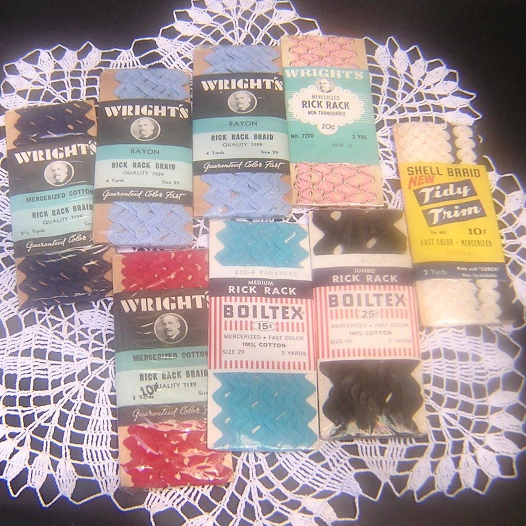 Vintage Rick Rack Braid Trim - Etsy