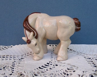 Vintage Kay Finch Percheron Pony Horse Figurine