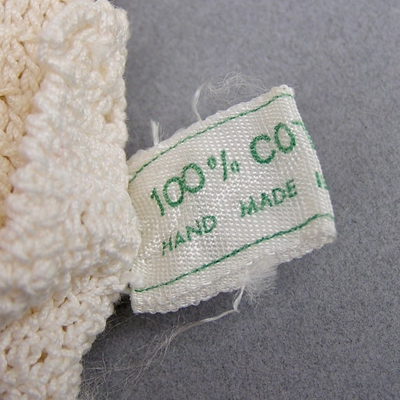 Vintage Crochet Gloves . Hand Made in Italy - image 6