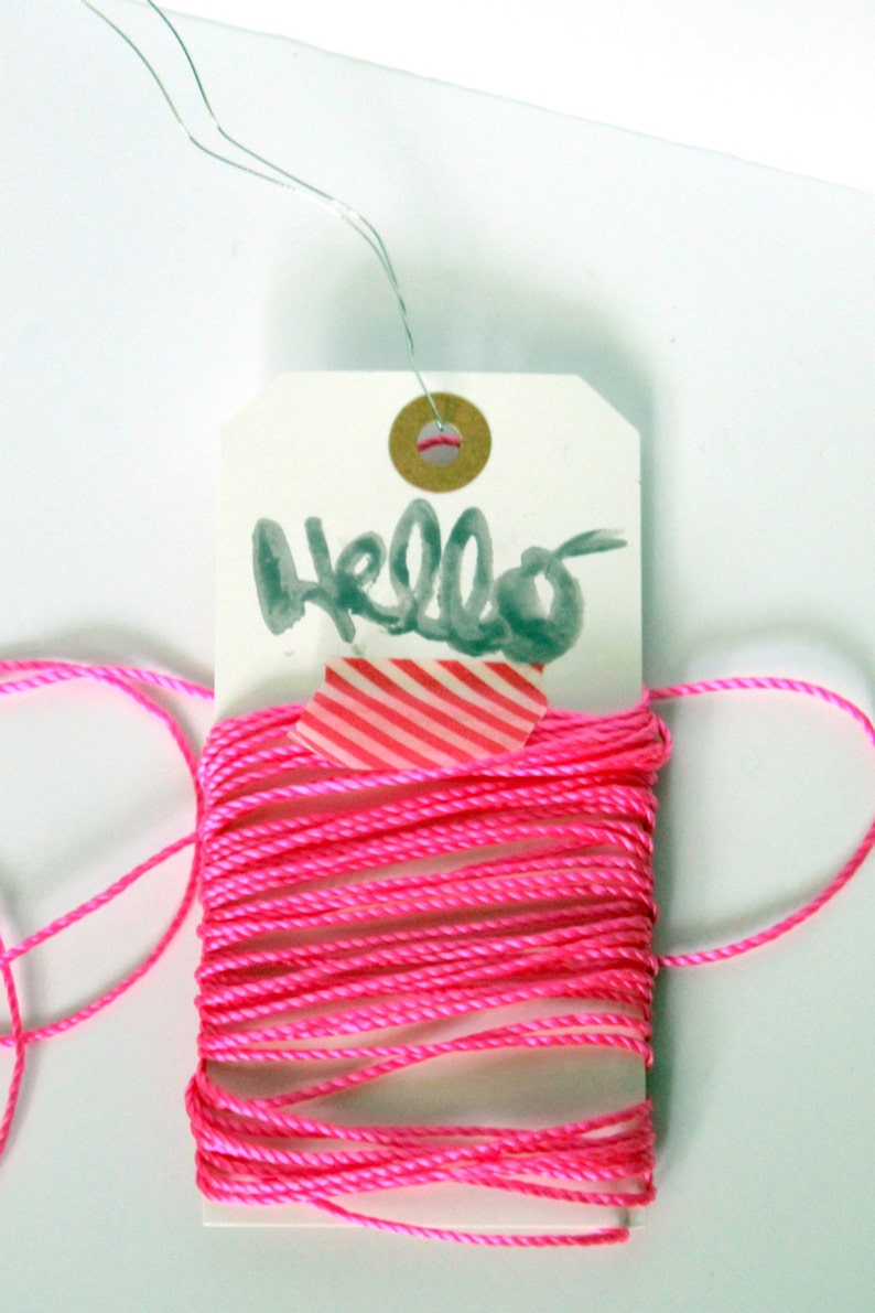 Hot Pink Cording Ribbon