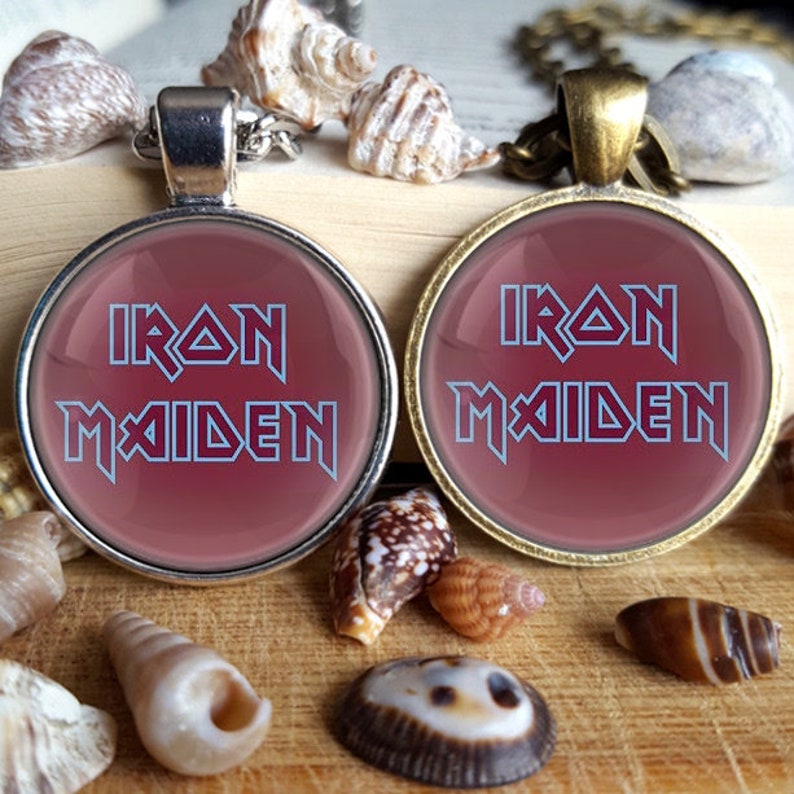 Iron Maiden Necklace Iron Maiden West Ham Necklace Iron Maiden Etsy