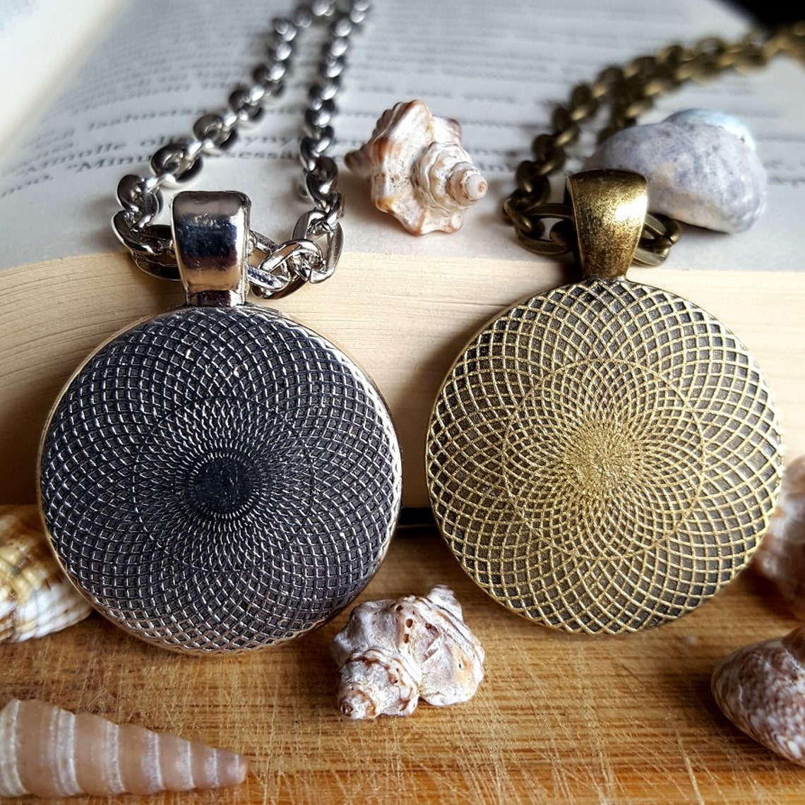 Cymbal Necklace Cymbal Pendant Music Necklace Cymbal Drums Etsy