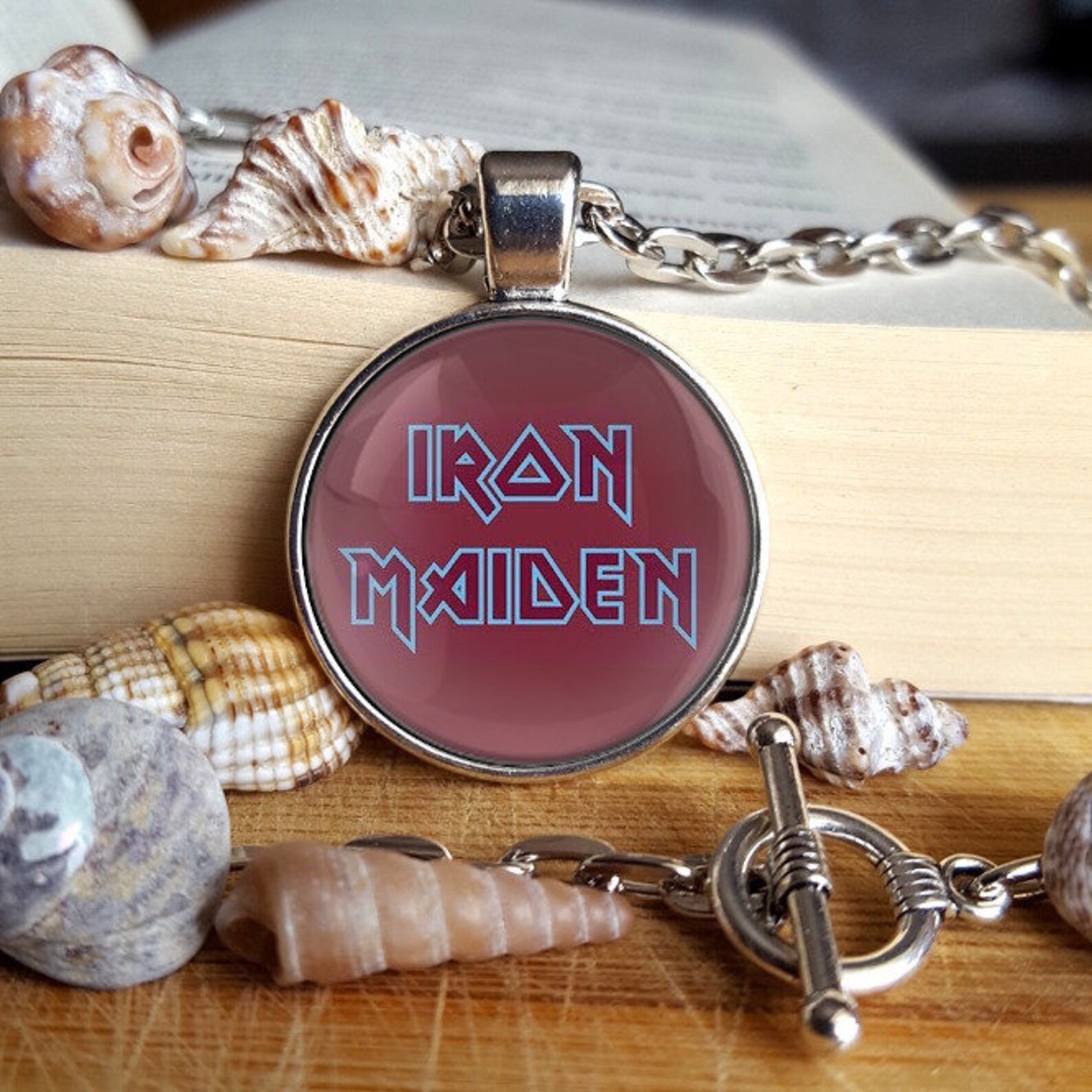 Iron Maiden Necklace Iron Maiden West Ham Necklace Iron Maiden Etsy