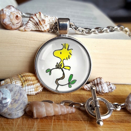 Woodstock Necklace Woodstock Pendant Snoopy Jewelry Woodstock Etsy