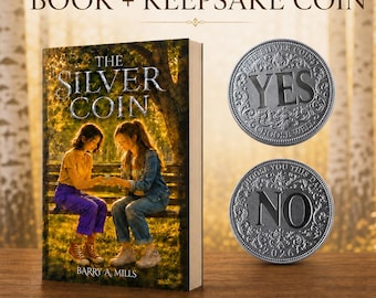The Silver Coin Gift Set, Signed Book and YES NO Keepsake Coin, Christian Gift for Teens, Faith Gift for Teen Girl, Choose Well