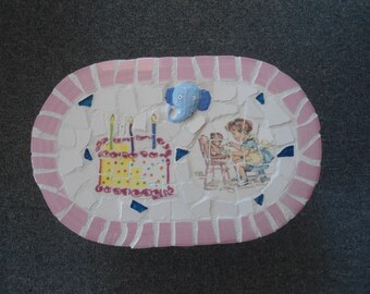 Mosaic Stepping Stool For Child