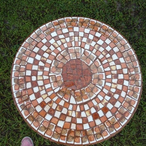 Piece Made Mosaic Table Top / Direct From US Artist / FREE Shipping in US