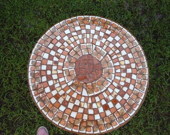 Piece Made Mosaic Table Top / Direct From US Artist / FREE Shipping in US