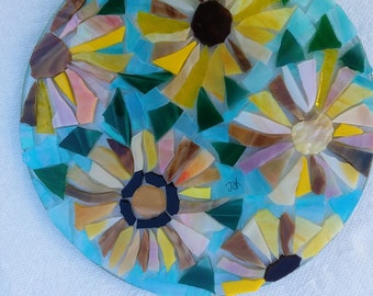 Stained Glass on Glass Mosaic