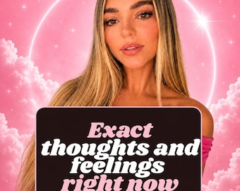 What Are They Thinking? Same Hour Thoughts & Feelings Psychic Reading, Love Clarity, Hidden Feelings (Personalized Written Reading)