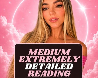 Medium Psychic Reading, Clairvoyant Reading, Telepathy Reading, Spiritual Guidance, Psychic Advice, Personalized Written Reading, No Cards