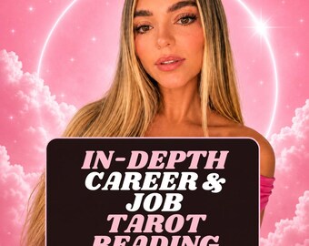 In-Depth Career Tarot Reading: Same Hour Job, Work, Business Insight (Personalized Written Reading)