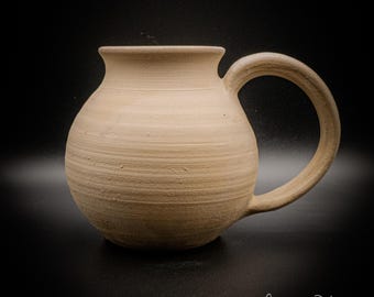 Personalisierter Steingutbecher mit individueller Gravur, 237-325 ml, handgefertigtes Keramikgeschenk, #2025-006